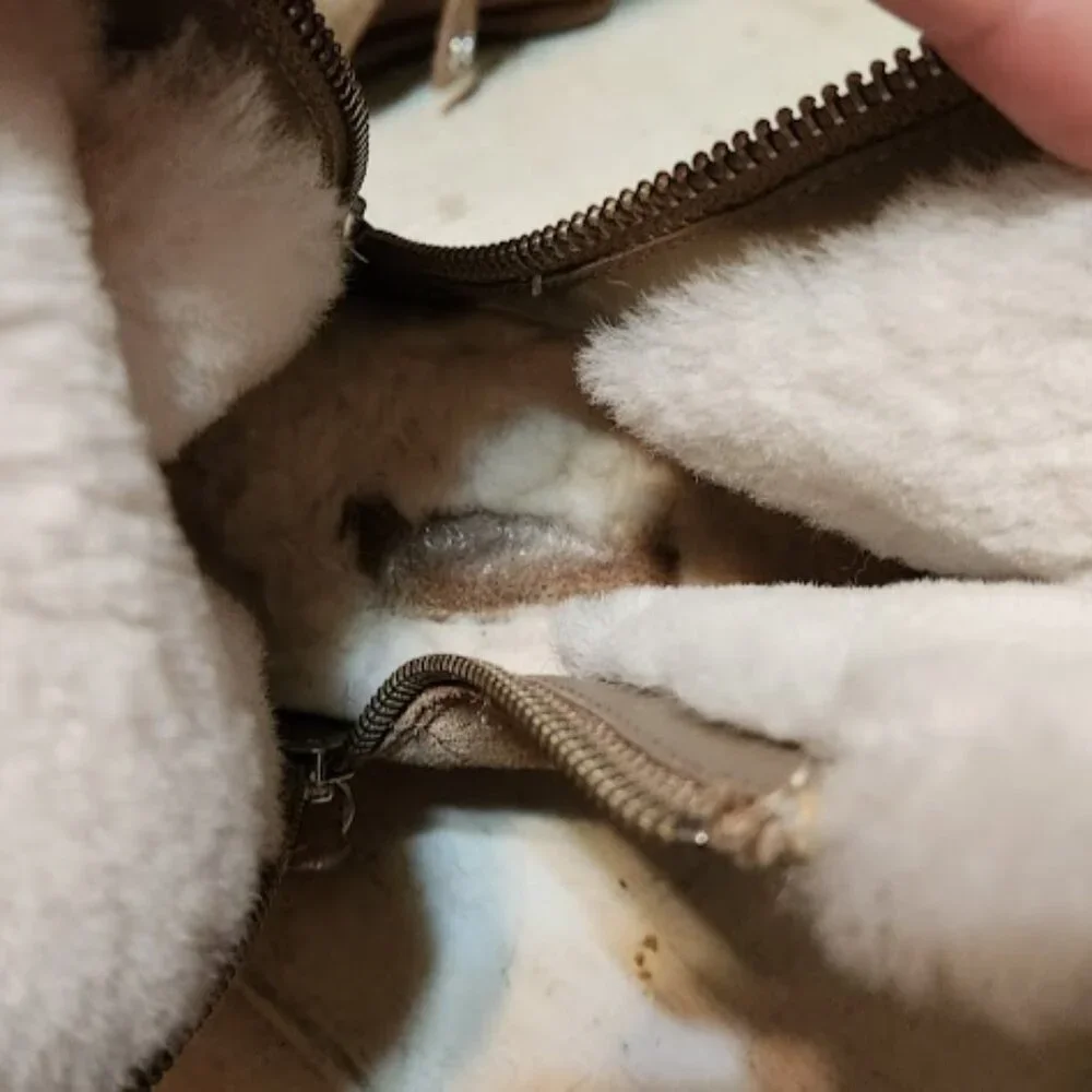 Michael Kors Heeled Fleece Lined Booties Size 7.5M - Picture 6 of 8